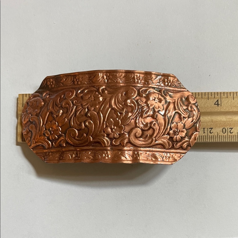 Ornate Copper Hair Clip - Picture 2 of 4
